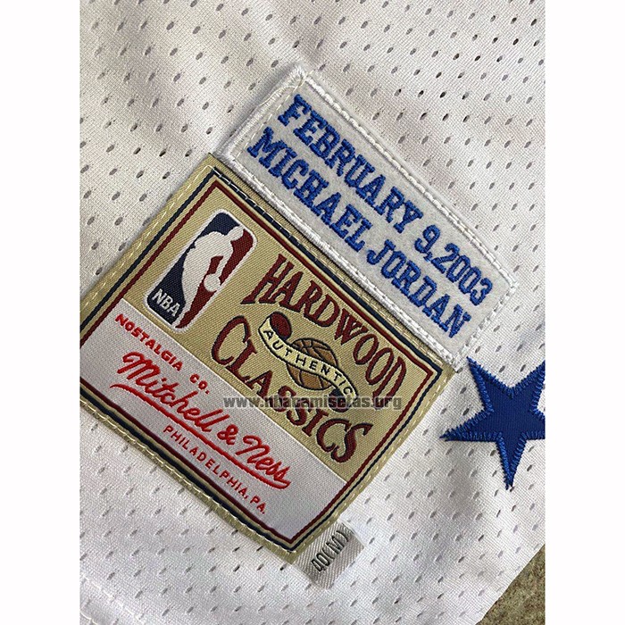 Camiseta All Star 2003 Michael Jordan NO 23 Blanco